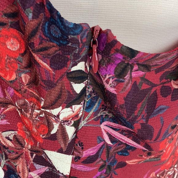 ADELYN RAE Francesca Floral Asymmetric Dress - Picture 10 of 15